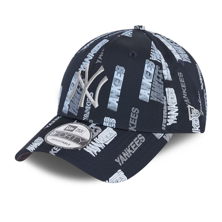 Gorras New Era 9forty Azules - New York Yankees Script 96843ICSZ